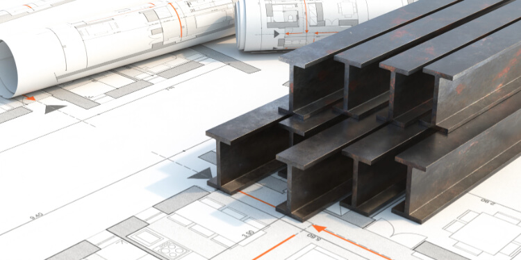 This is an image of some building materials on top of some construction plans.