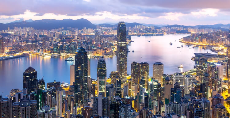 image of the Hong Kong skyline